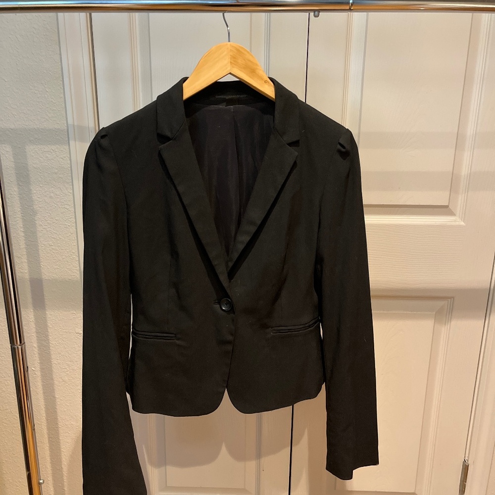 Black suit jacket